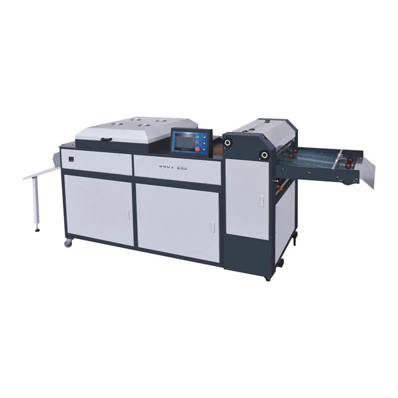 Manuální inline UV povlak